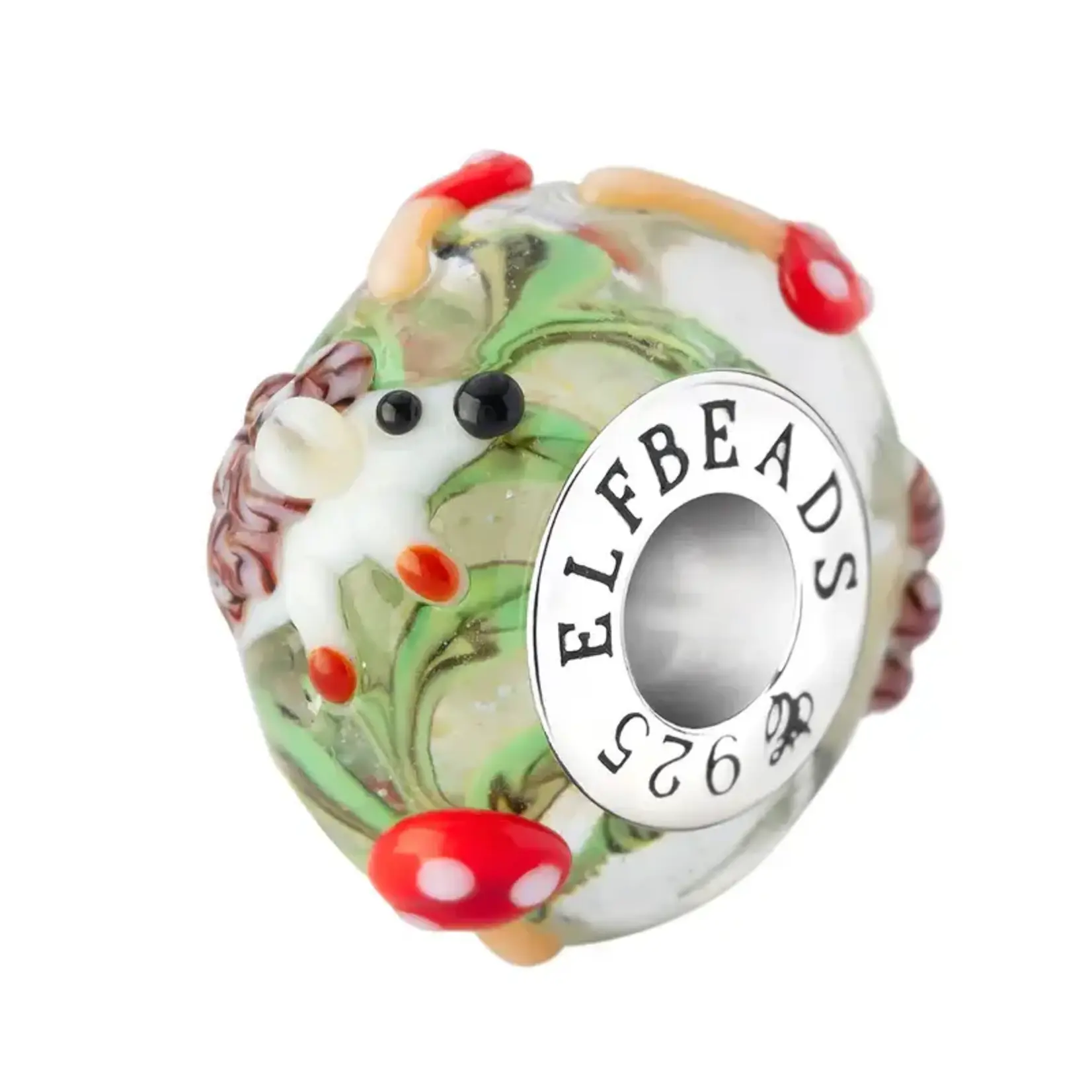 Elfbeads Mushie Keeper Charm - Artisan Glass