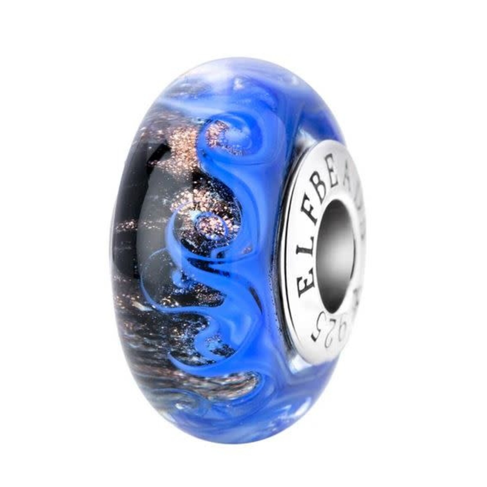 Elfbeads Wicked Flames Charm - Artisan Glass