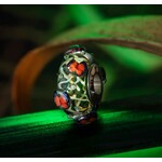 Elfbeads Butterfly of Eternal Autumn Charm - Artisan Glass