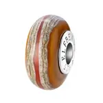 Elfbeads Autumn Bliss Latte Charm - Artisan Glass