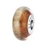 Elfbeads Champagne Spark Charm - Artisan Glass