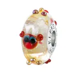 Elfbeads Christmas Reindeer Charm - Artisan Glass