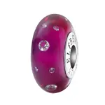 Elfbeads Fuchsia Monroe Charm - Artisan Glass