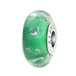 Elfbeads Fresh Green Monroe Charm - Artisan Glass