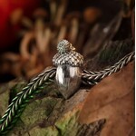 Elfbeads Acorn Family Charm - Sterling Silver