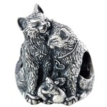 Elfbeads Make Love Not Hunt Charm - Sterling Silver