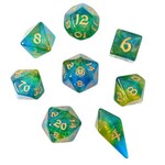 Wyrmforged: Eye of Newt 8 Die Polyhedral Dice Set