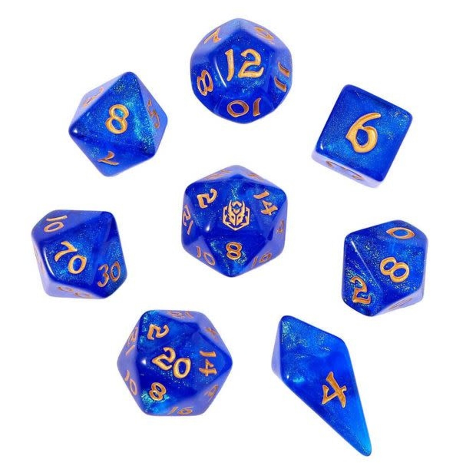 Wyrmforged: Cantrip 8 Die Polyhedral Dice Set