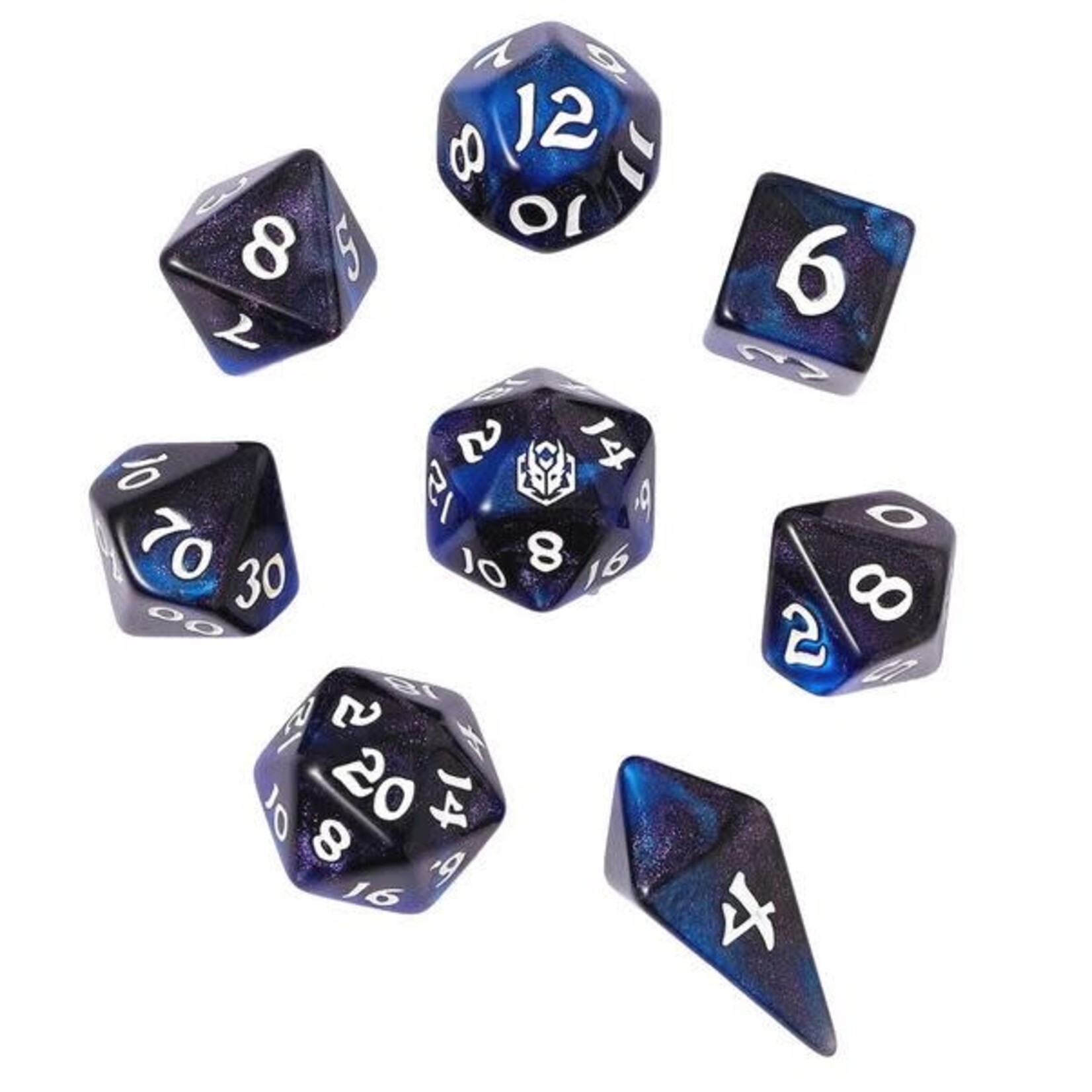 Wyrmforged: Knight Night 8 Die Polyhedral Dice Set
