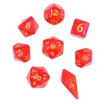 Wyrmforged: Fireball 8 Die Polyhedral Dice Set
