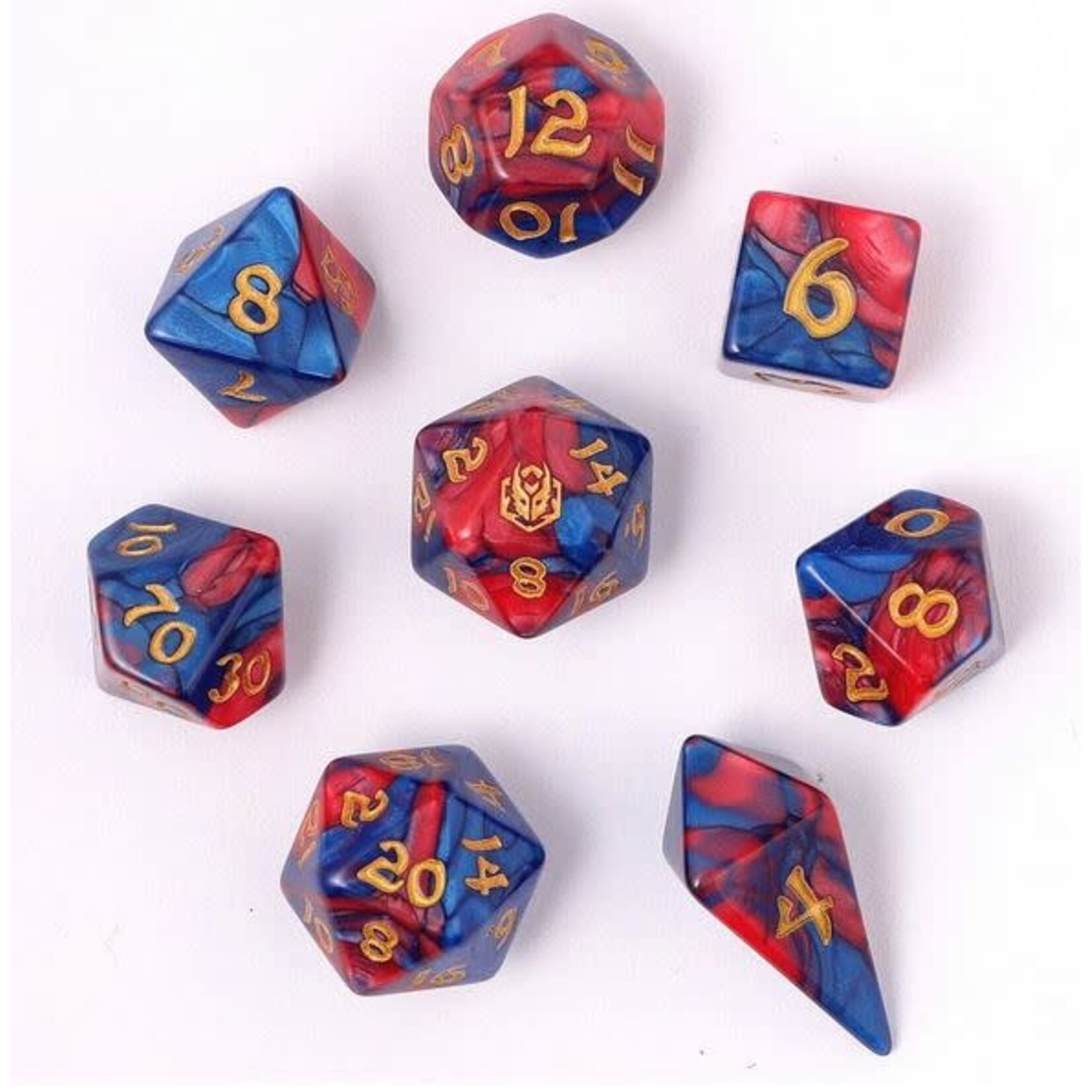 Wyrmforged: Stormcaller 8 Die Polyhedral Dice Set