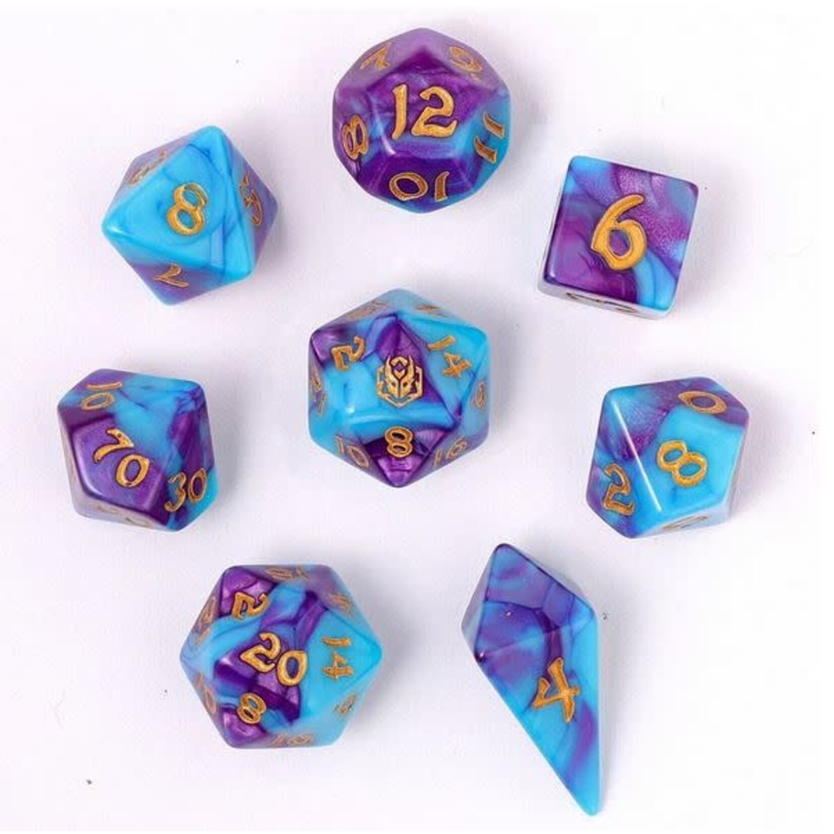 Wyrmforged: Banshee's Wail 8 Die Polyhedral Dice Set