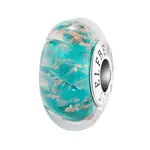 Elfbeads Tropical Bay Waves Charm - Artisan Glass