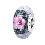 Elfbeads Whispers of Lavender and Love Charm - Artisan Glass