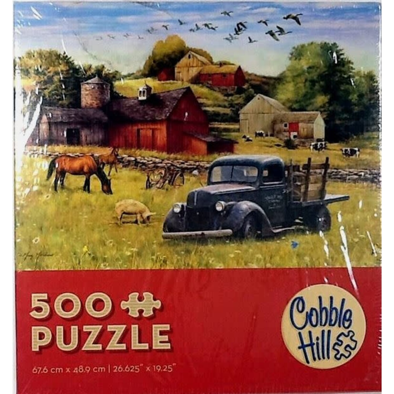#10958 Cobble Hill Puzzle: Summer Afternoon on the Farm Dragon Cache Used Game