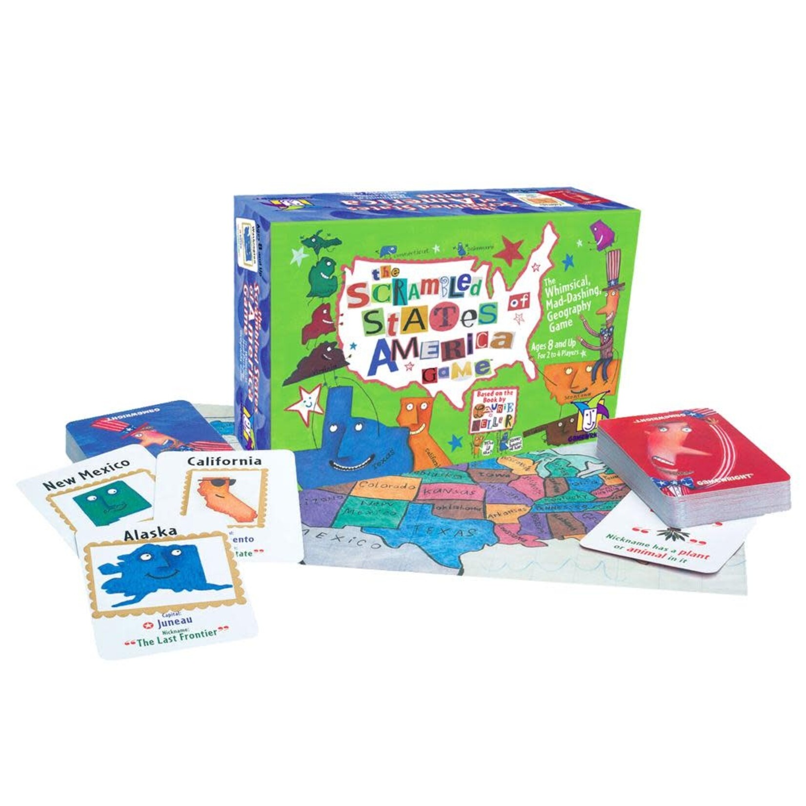 #10941 The Scrambled States of America Game Dragon Cache Used Game