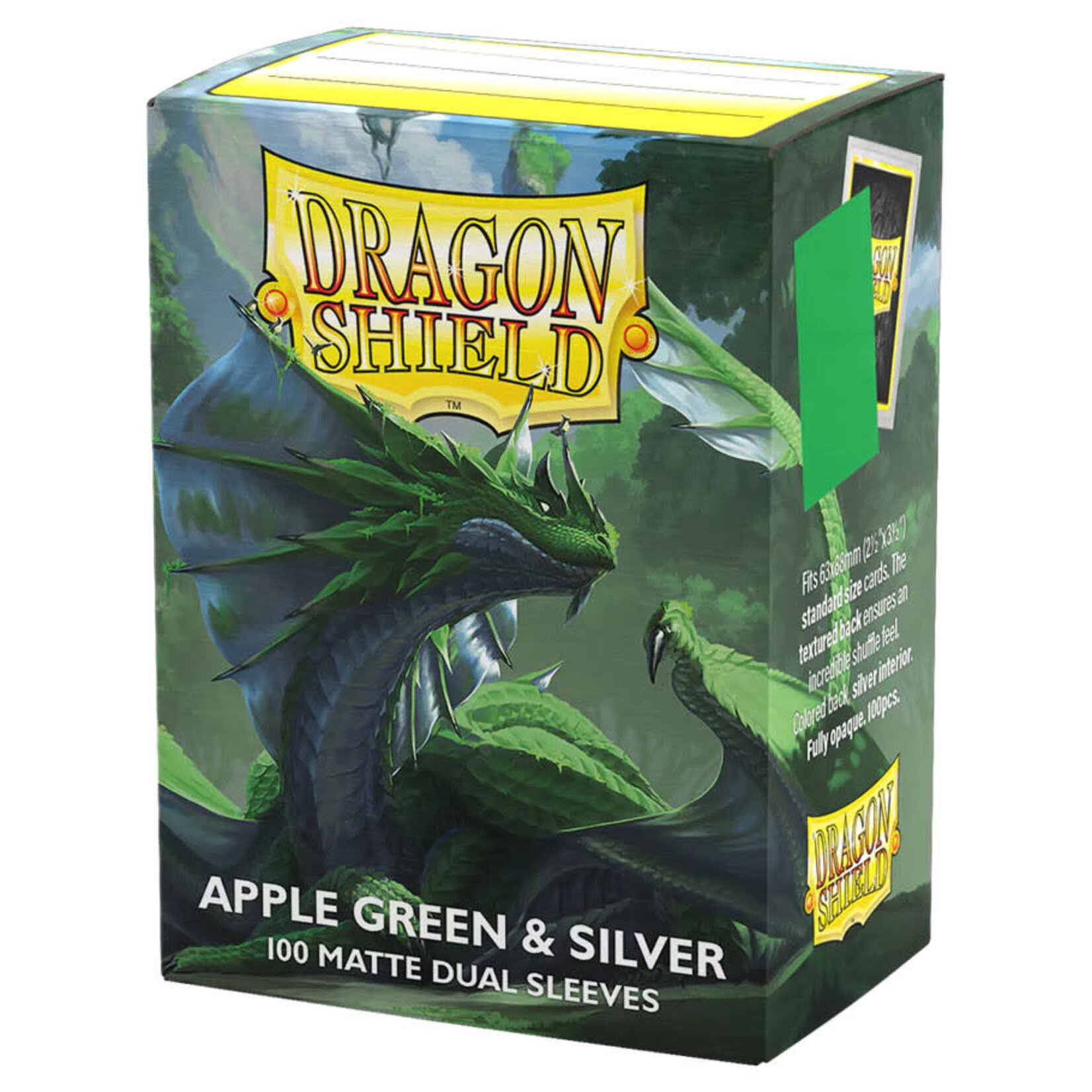 Dragon Shield - Standard Sleeves - Matte Dual - Apple & Silver