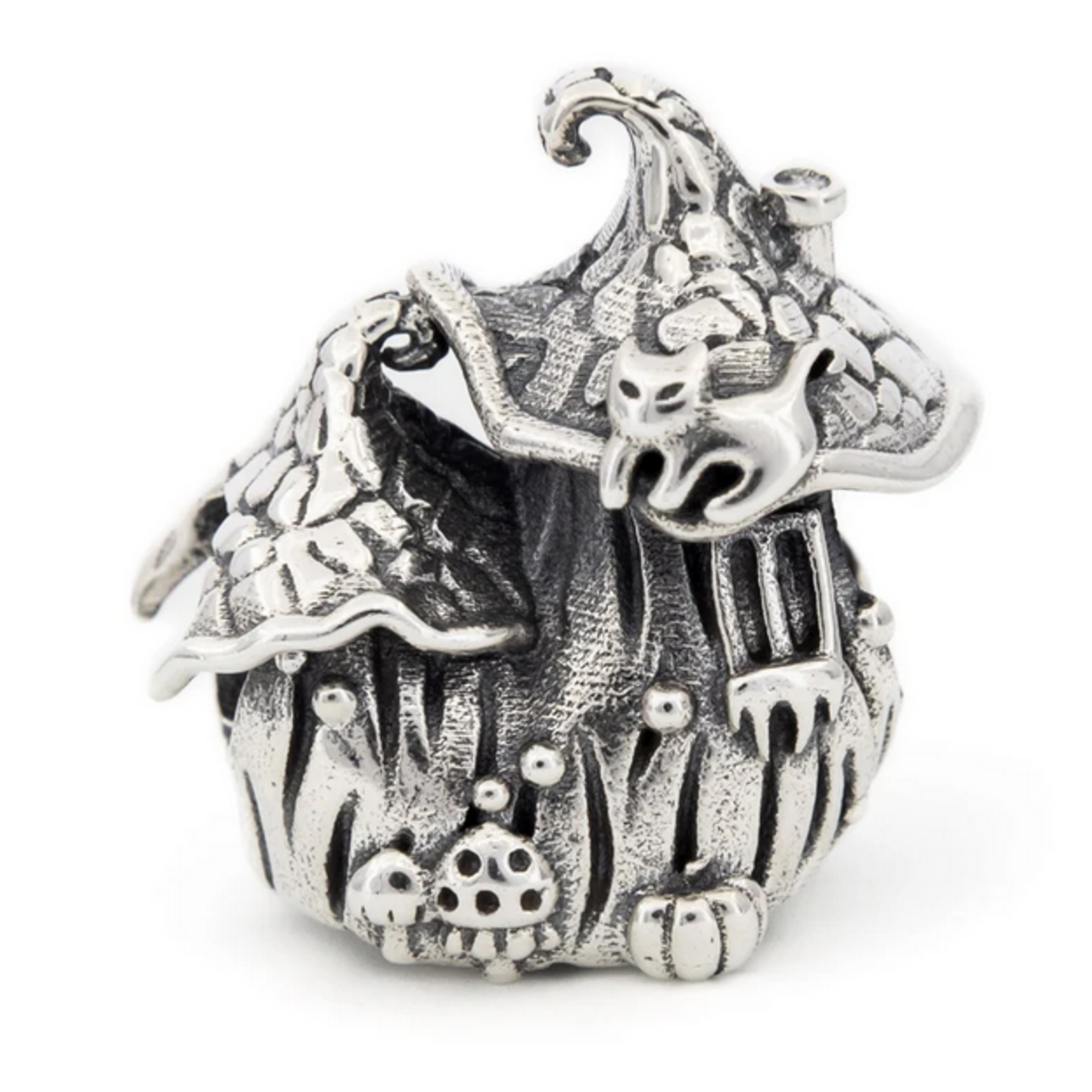 Elfbeads Witch's Cottage Charm - Sterling Silver