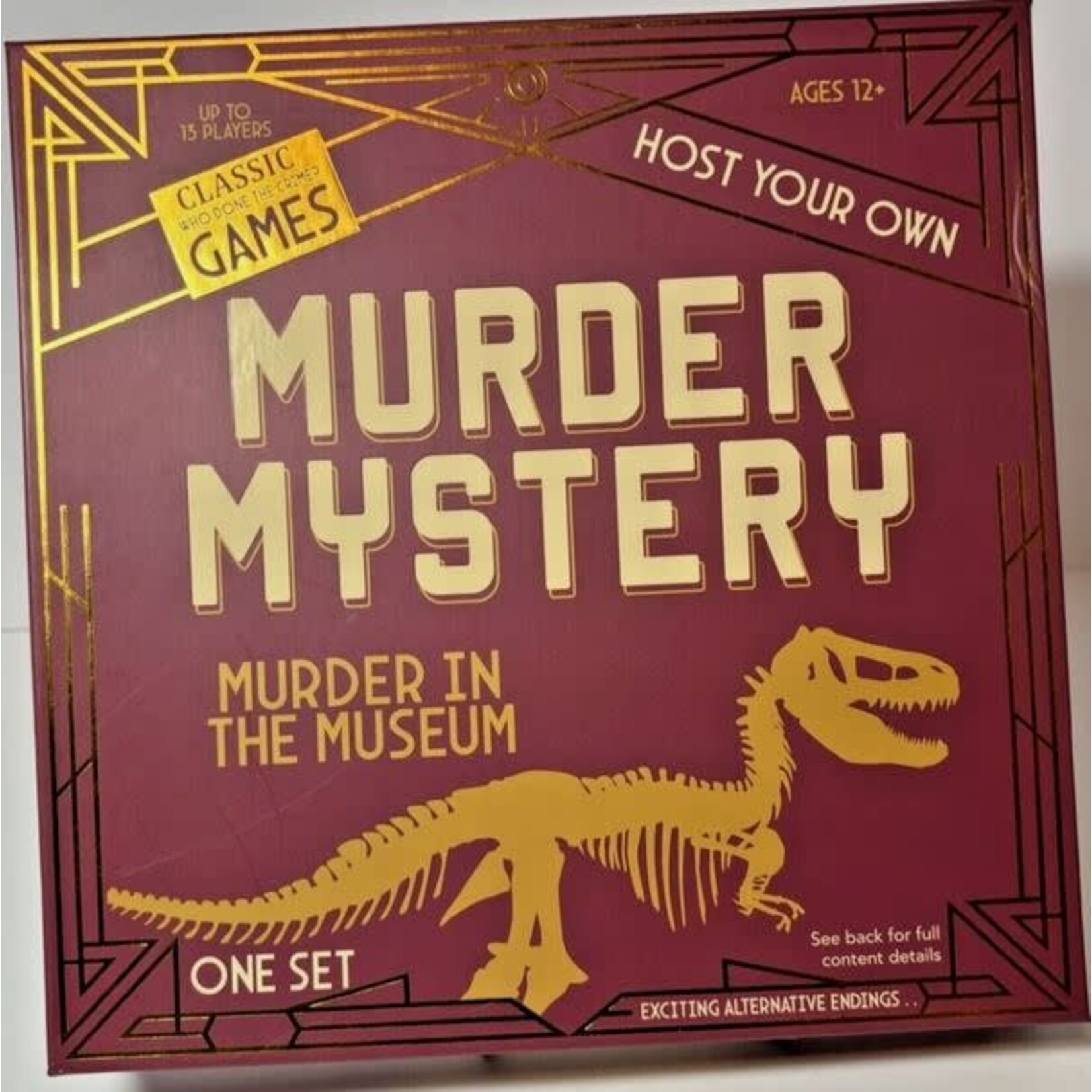 #10920 Host Your Own Murder Mystery: Murder at the Museum Dragon Cache Used Game
