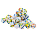 Chessex Brush: Breezy | 12mm d6 Dice Block (36) | 24809