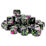 Chessex Brush: Paintball | 12mm d6 Dice Block (36) | 24814
