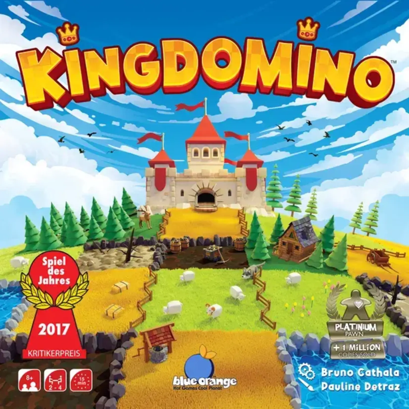 #10902 Kingdomino Dragon Cache Used Game