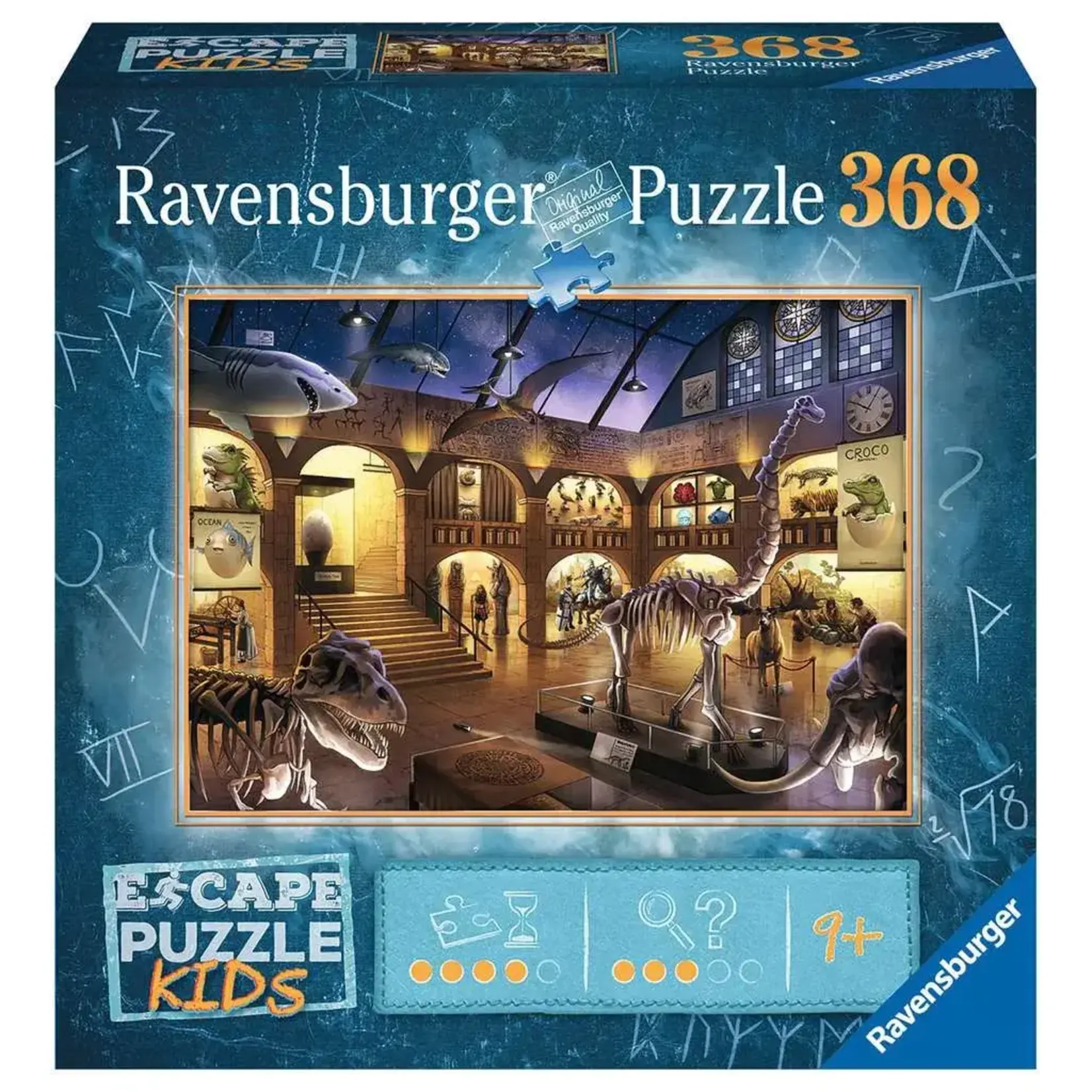#10885 Museum Escape Puzzle Kids Ravensburger Dragon Cache Used Game