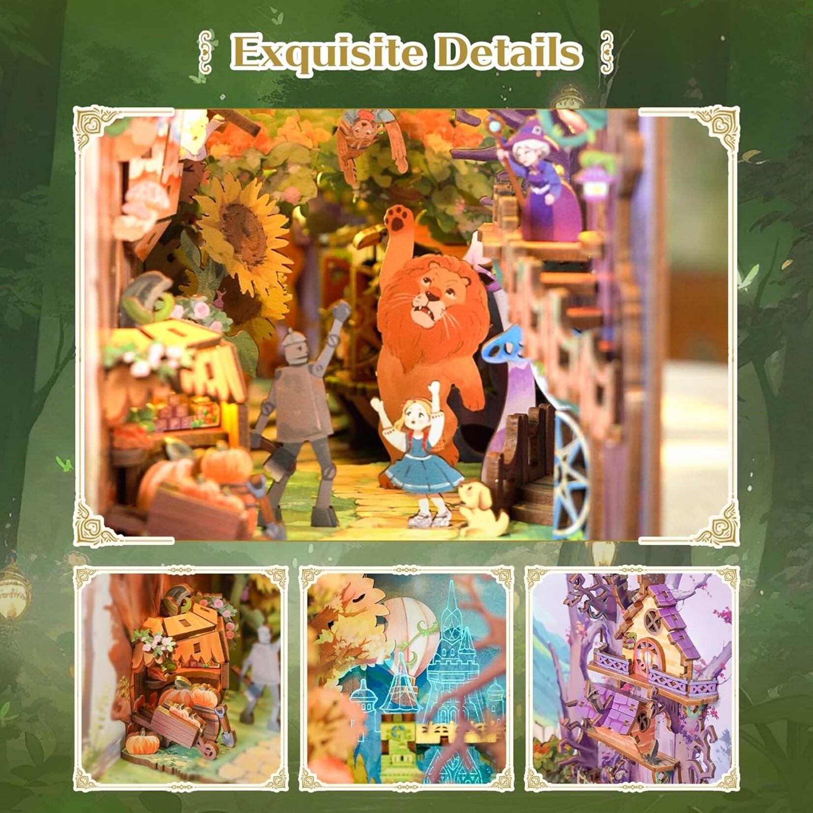 Book Nook Kit - Dorothy's Journey with Dust Cover