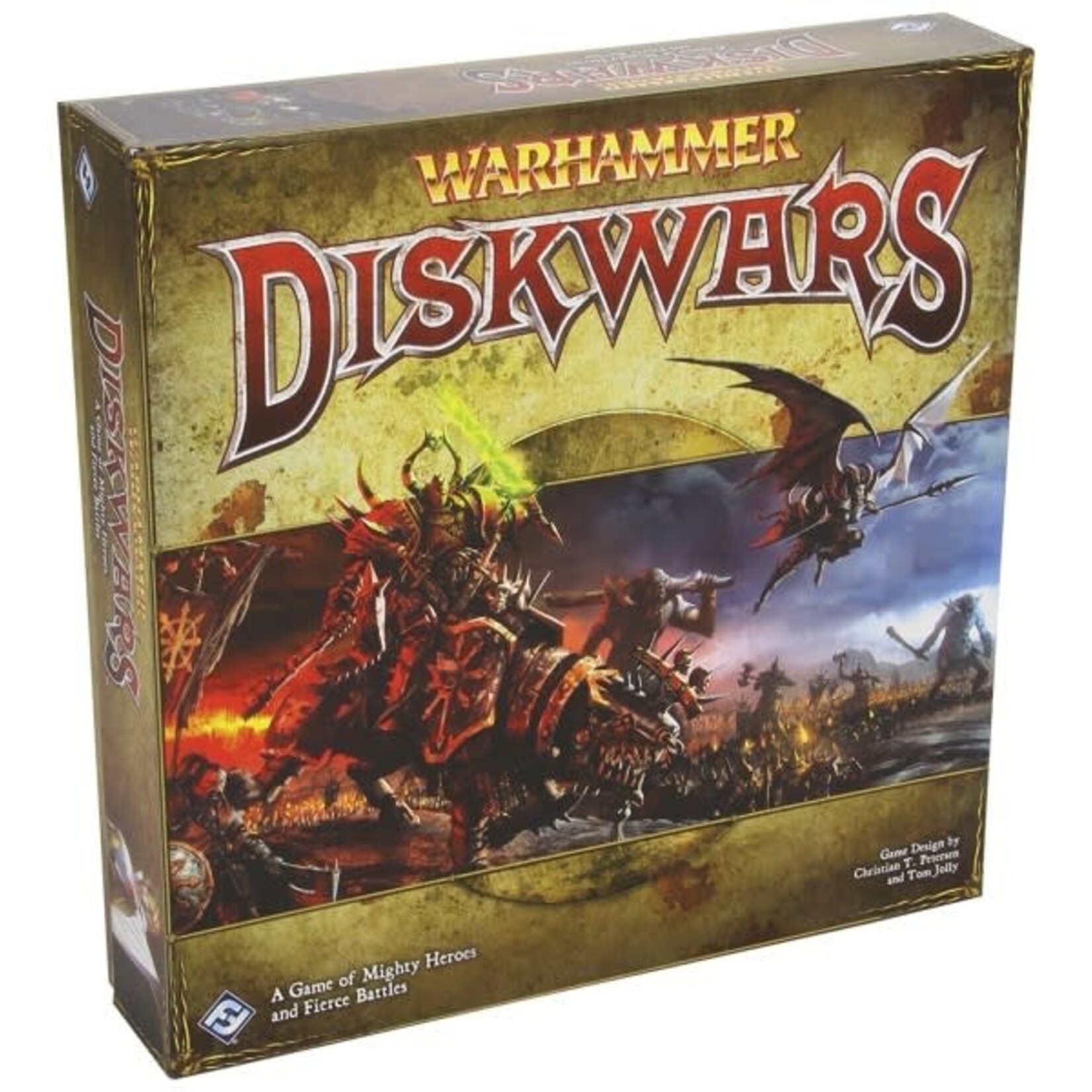 #10860 Warhammer: Diskwars Dragon Cache Used Game