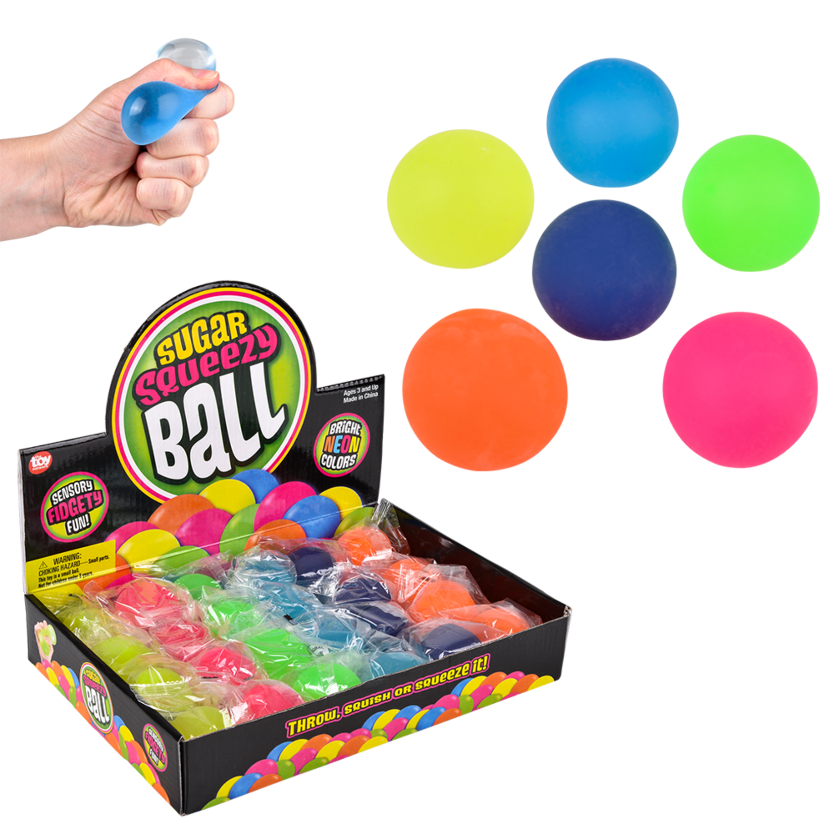 The Toy Network Sugar Squeezy Ball 1.5"