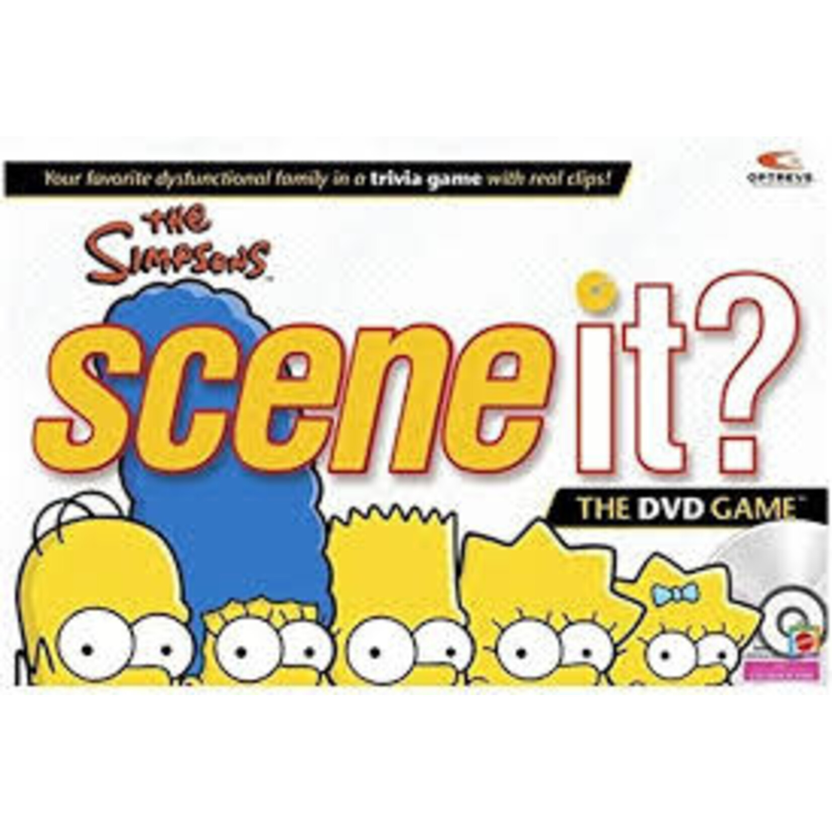 #10840 Simpsons Scene It? Dragon Cache Used Game