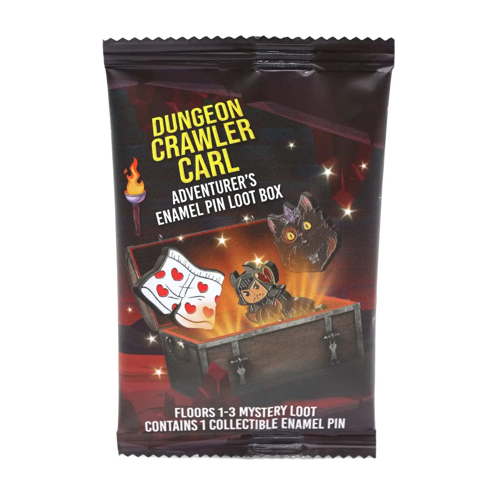 Mystery Loot: Dungeon Crawler Carl Adventurer's Pin Loot Box Floors 1-3