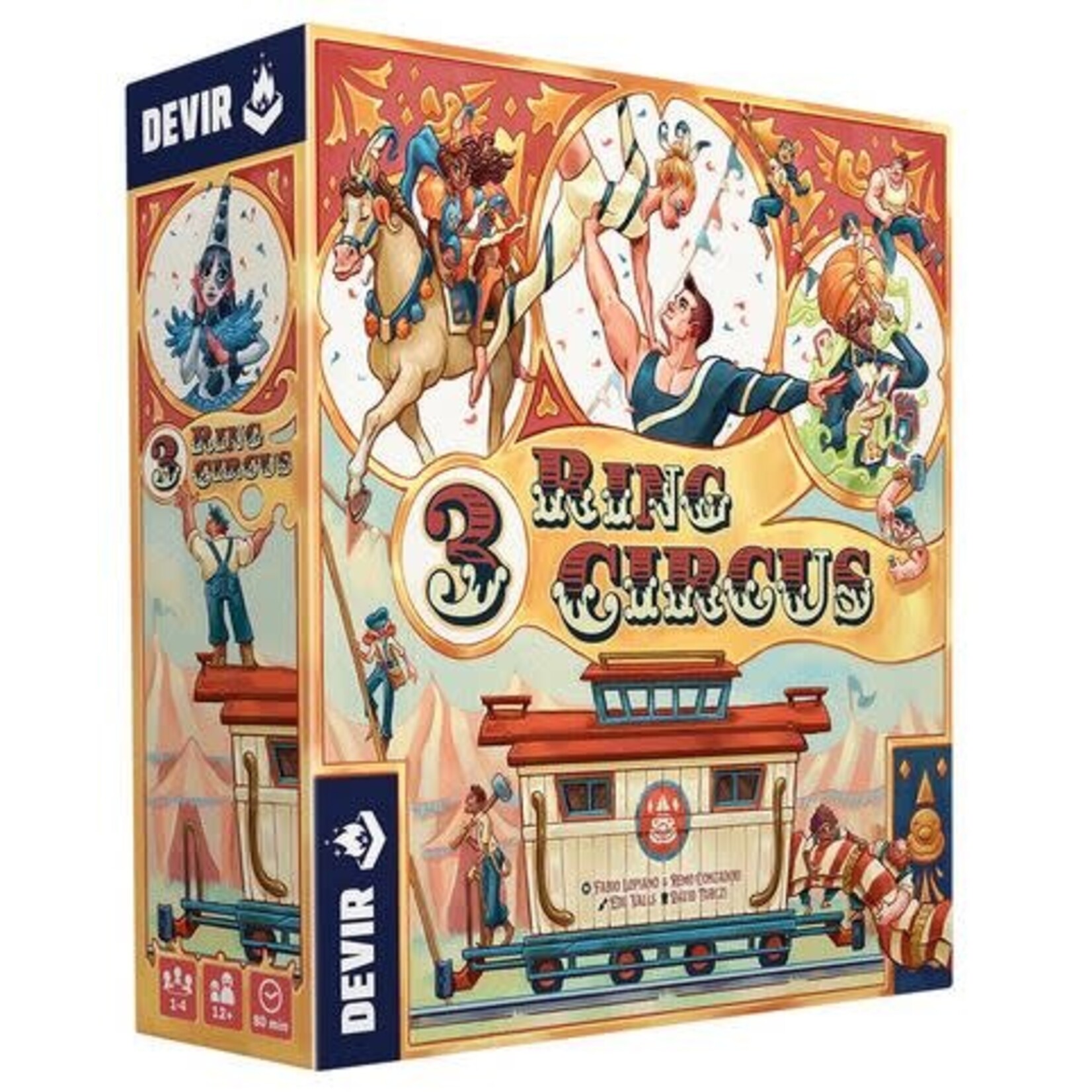 #99480 3 Ring Circus Dragon Cache Used Game