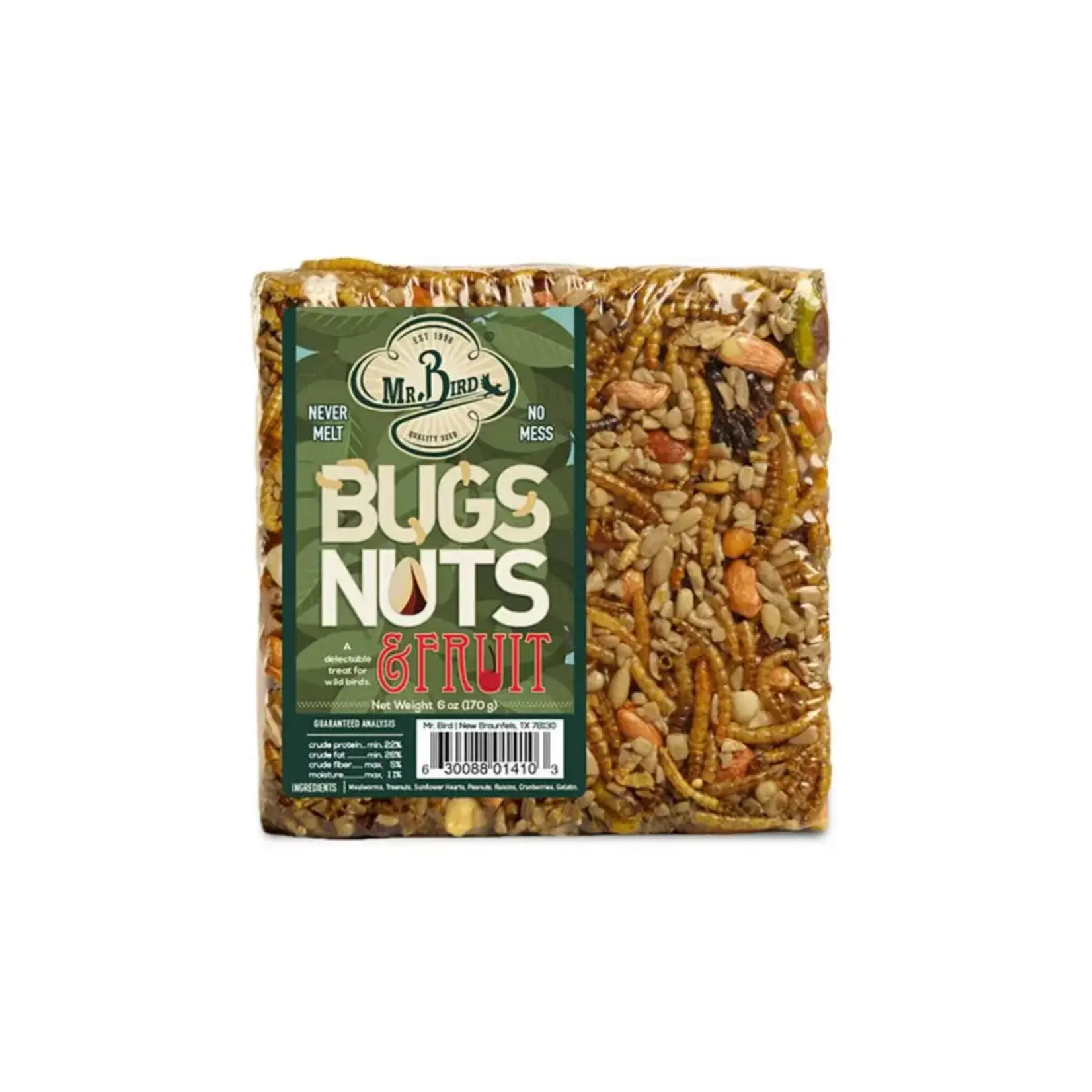 Seed Cake Bugs, Nuts & Fruit