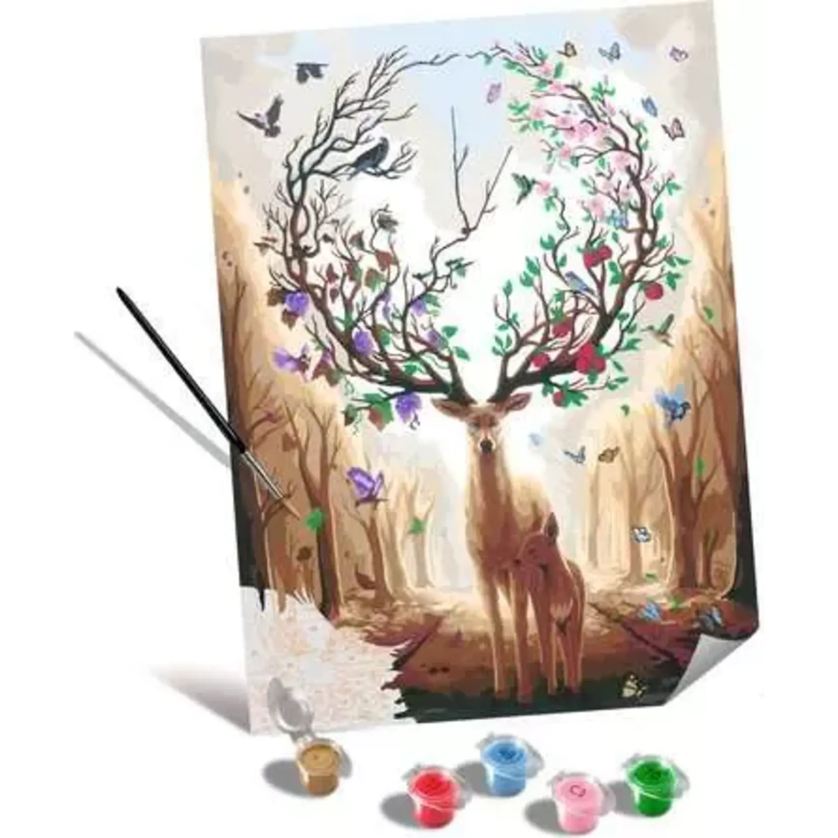 Adult Paint by Number: Magnificent Encounter 12x16 CreArt Canvas