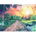 Adult Paint by Number: Magical Light 12x16 CreArt Canvas