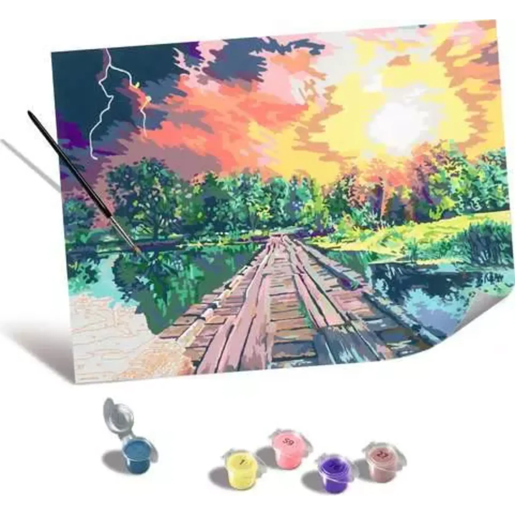Adult Paint by Number: Magical Light 12x16 CreArt Canvas