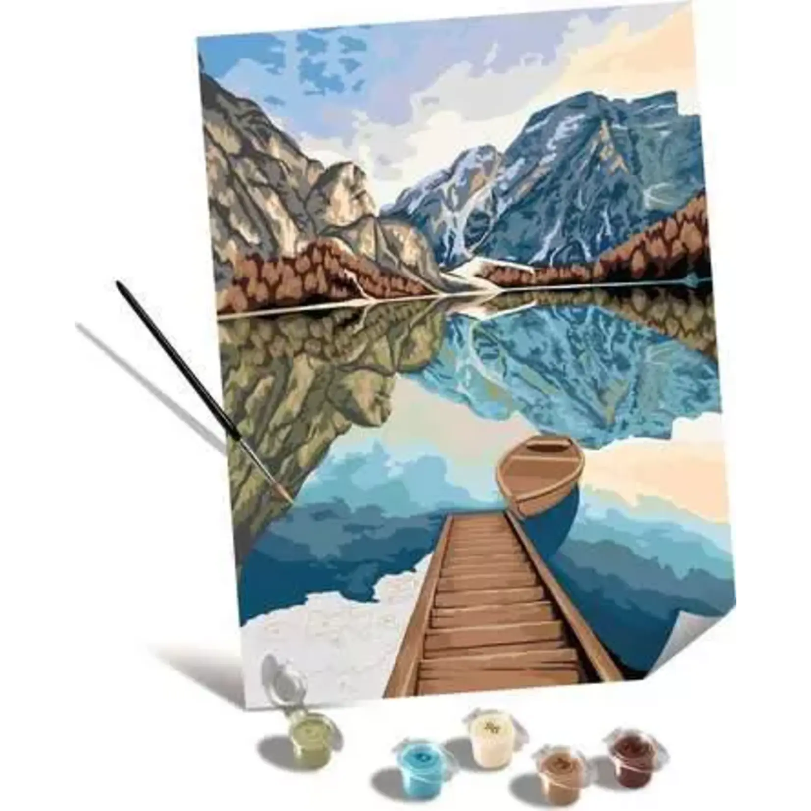 Adult Paint by Number: Lake Views 12x16 CreArt Canvas