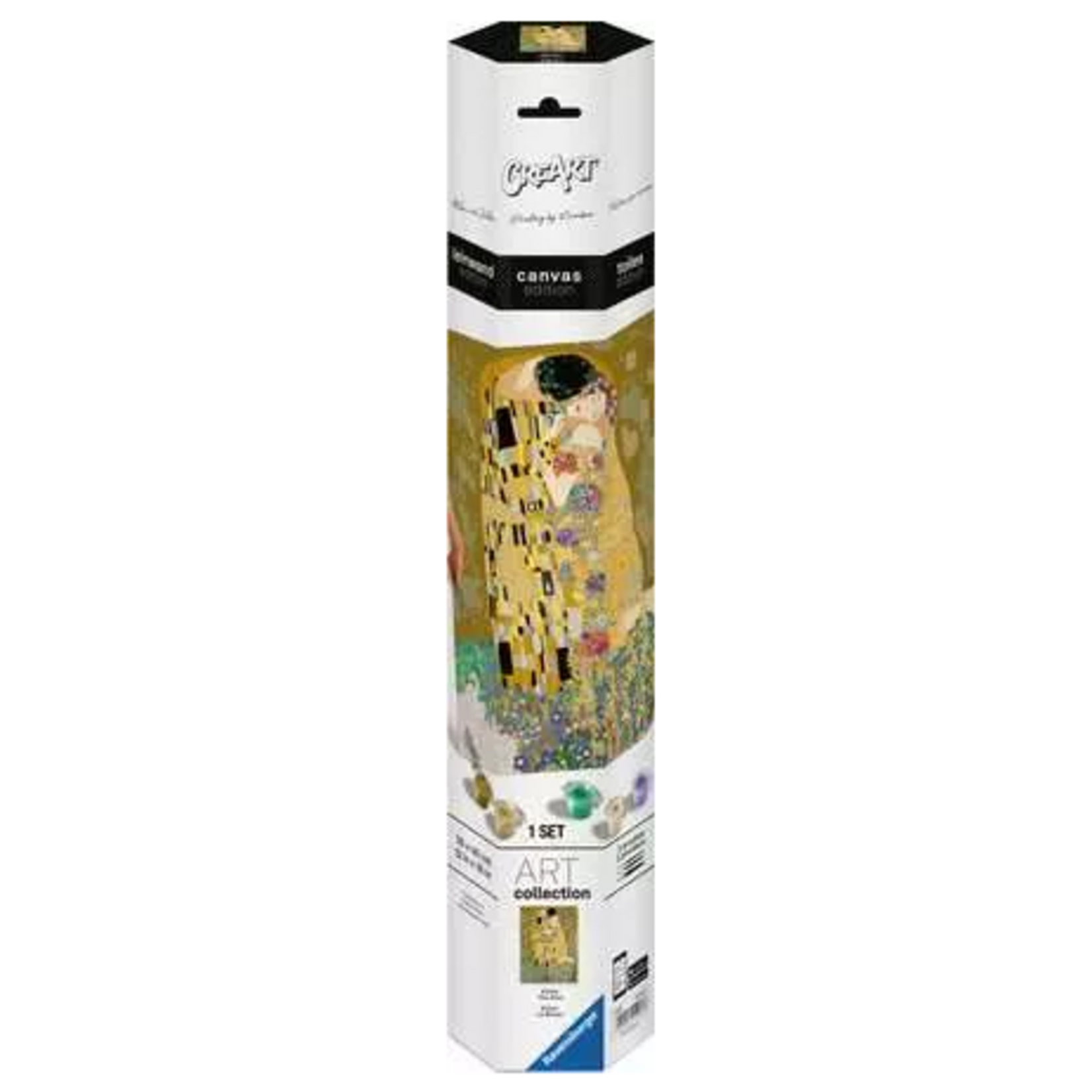 Adult Paint by Number: Klimt - The Kiss 12x16 CreArt Canvas