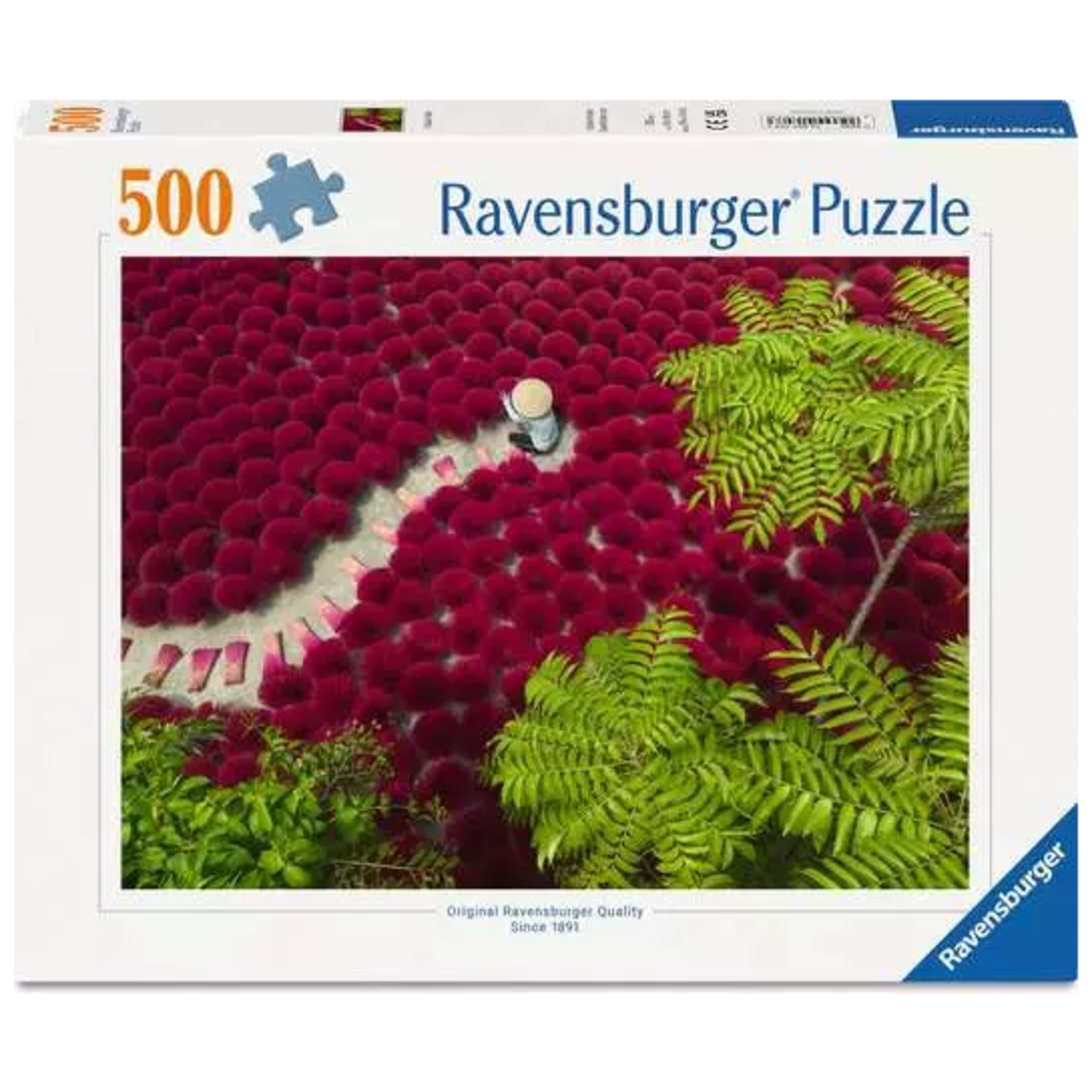 A Sea of Red 500 Piece Puzzle