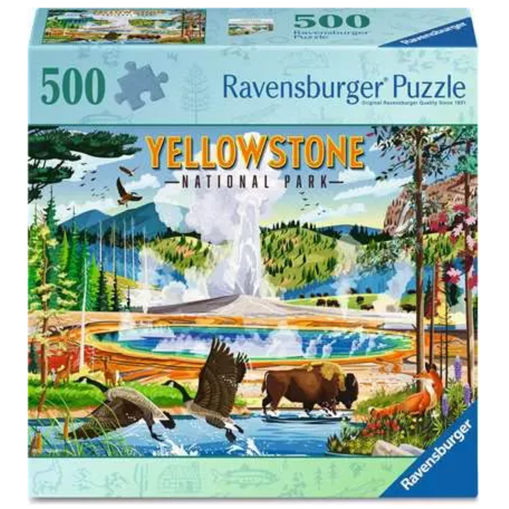 Yellowstone National Park 500 Piece Puzzle