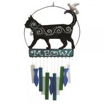 Kittie Meow Glass Wind Chime