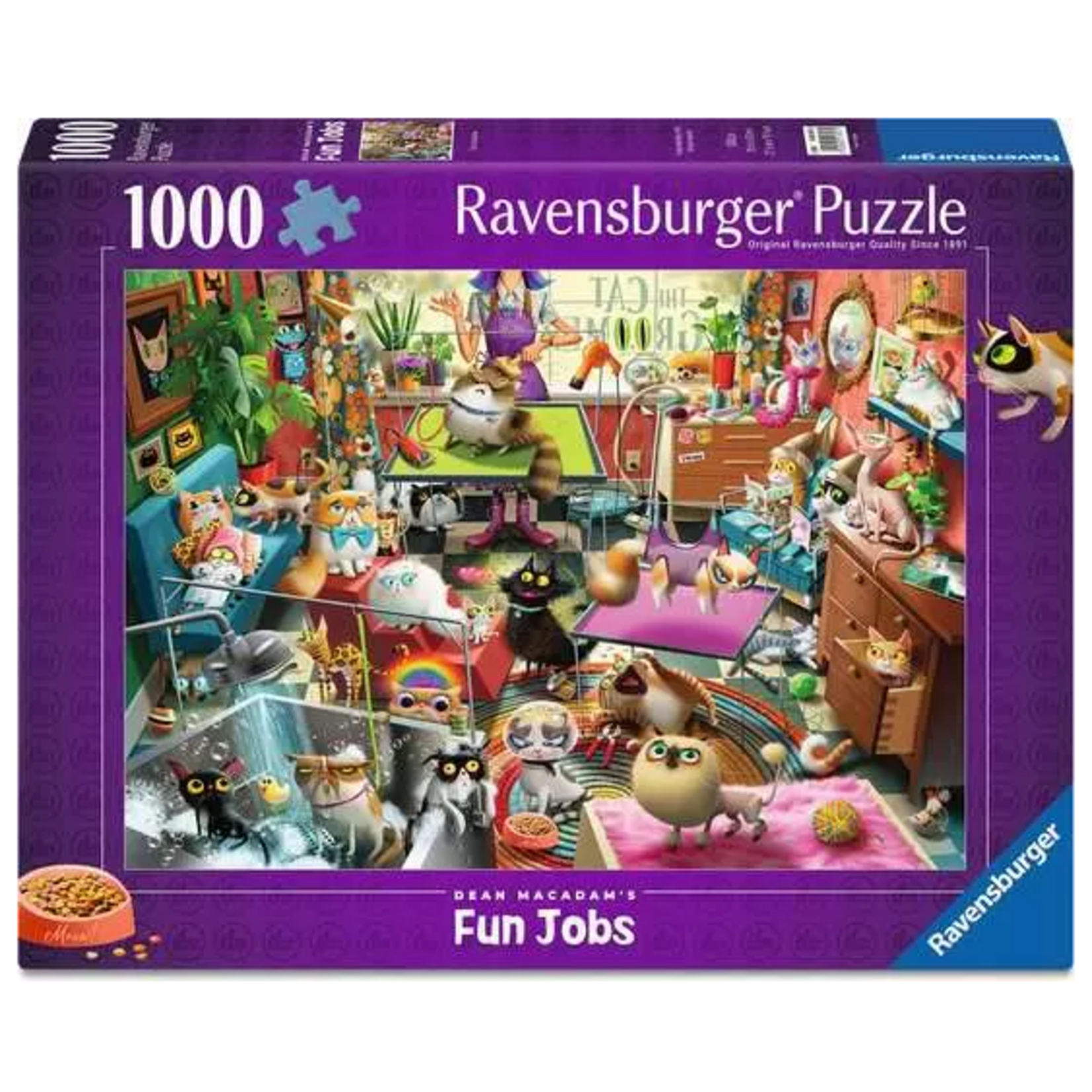 MacAdam: The Cat Groomer 1000 Piece Puzzle