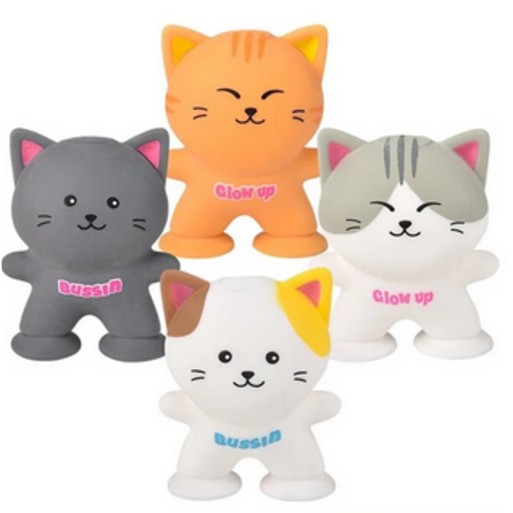 The Toy Network Squeezy Suction Cat 3"