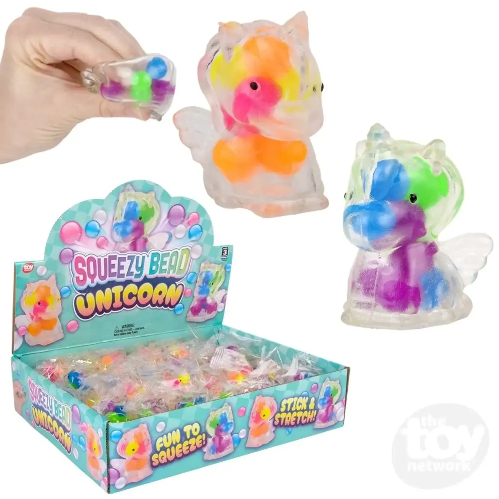 The Toy Network Squeezy Bead Unicorn 2"