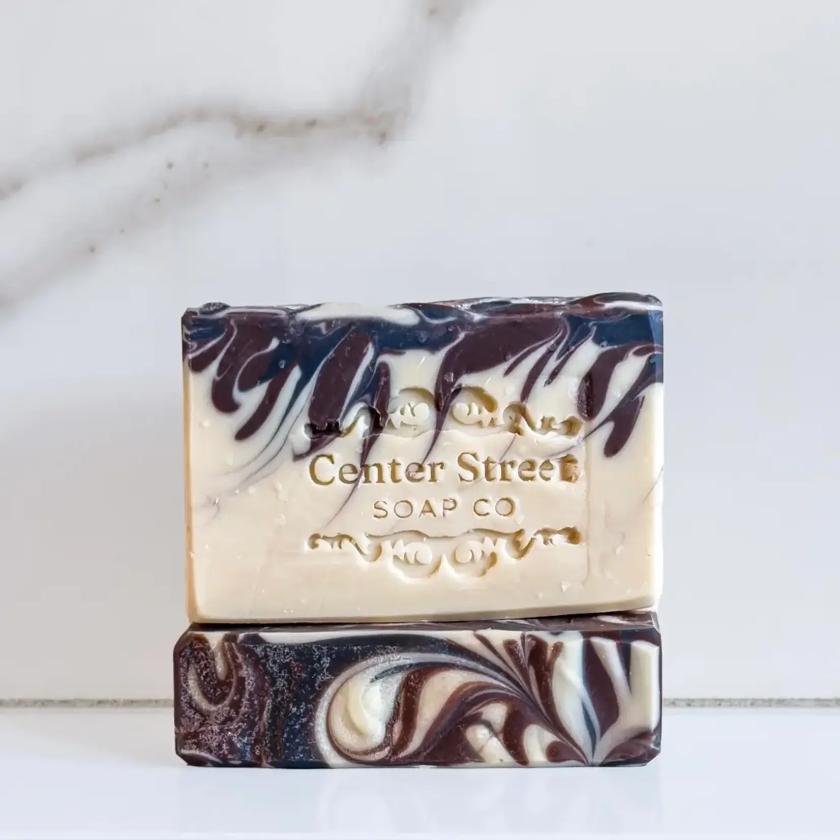 Center Street Soap Co Soap - Bergamot and Black Tea Vegan Handmade Bar Soap - 4oz