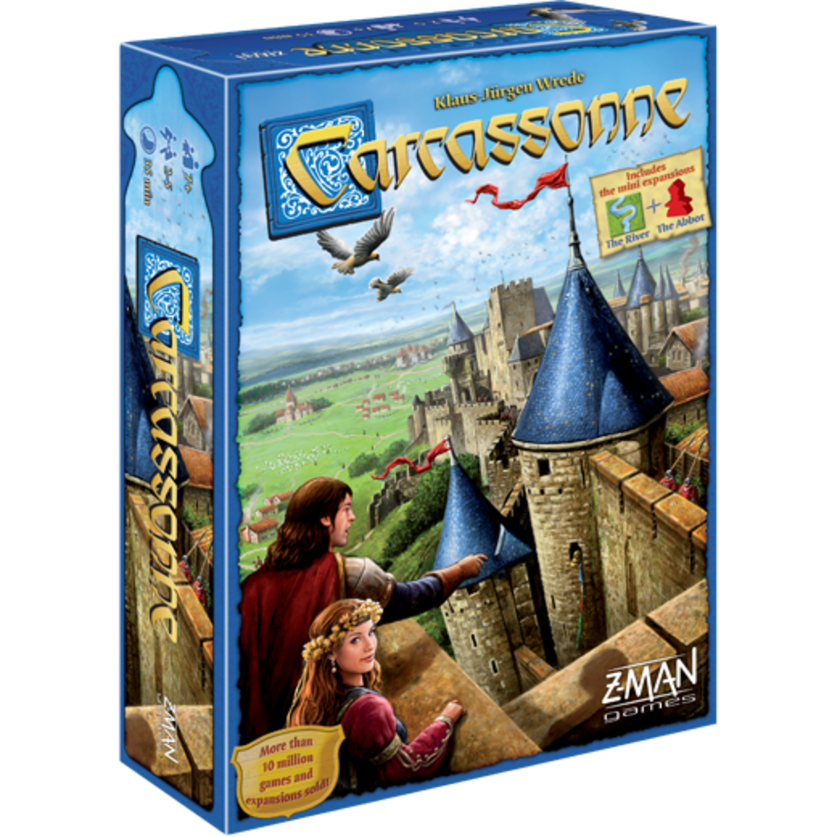 #10816 Carcassonne Dragon Cache Used Game