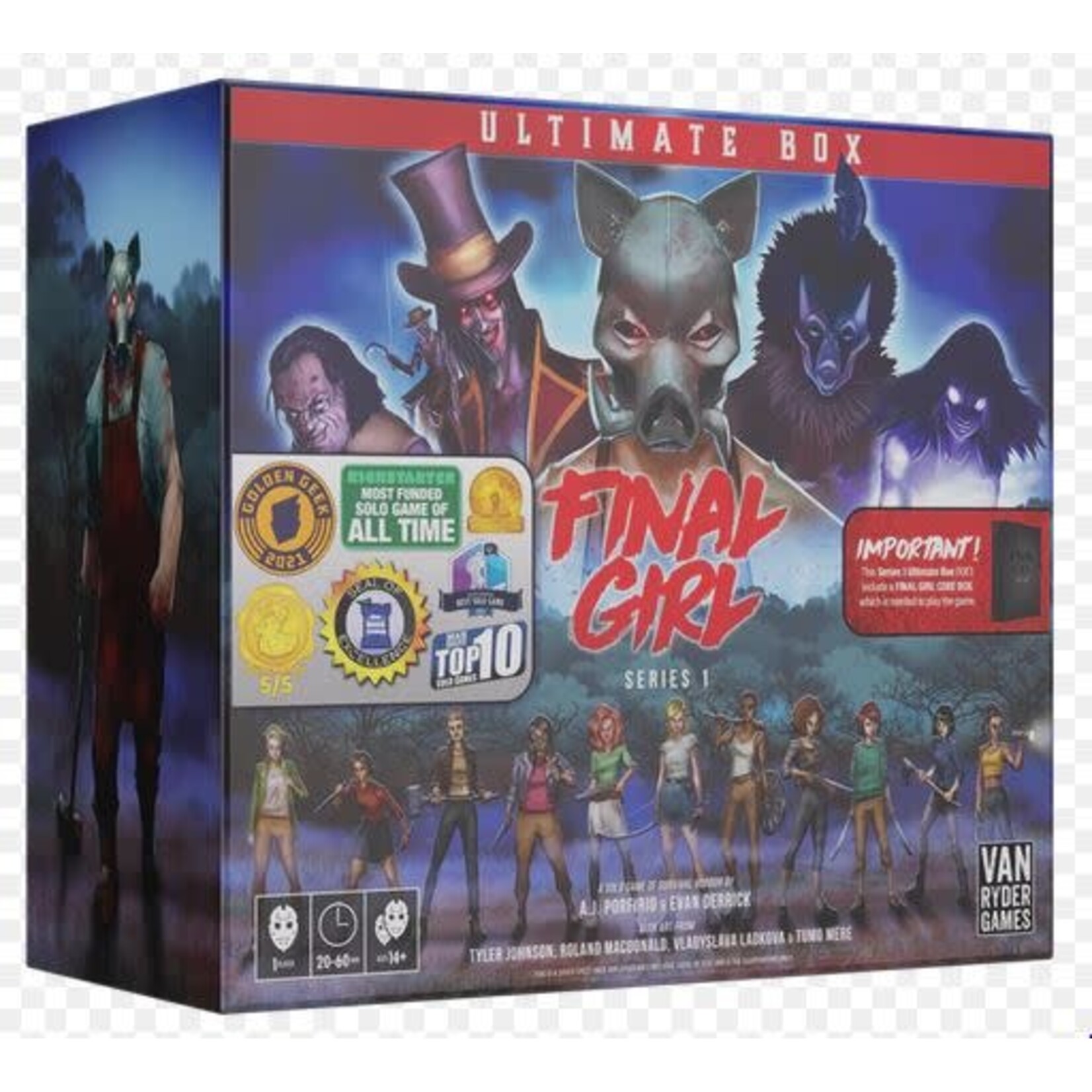 #99680 Final Girl: Series 1 KS Box Dragon Cache Used Game