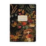 BV by Bruno Visconti Vegan Leather A5 Notebook - Forest Mushrooms