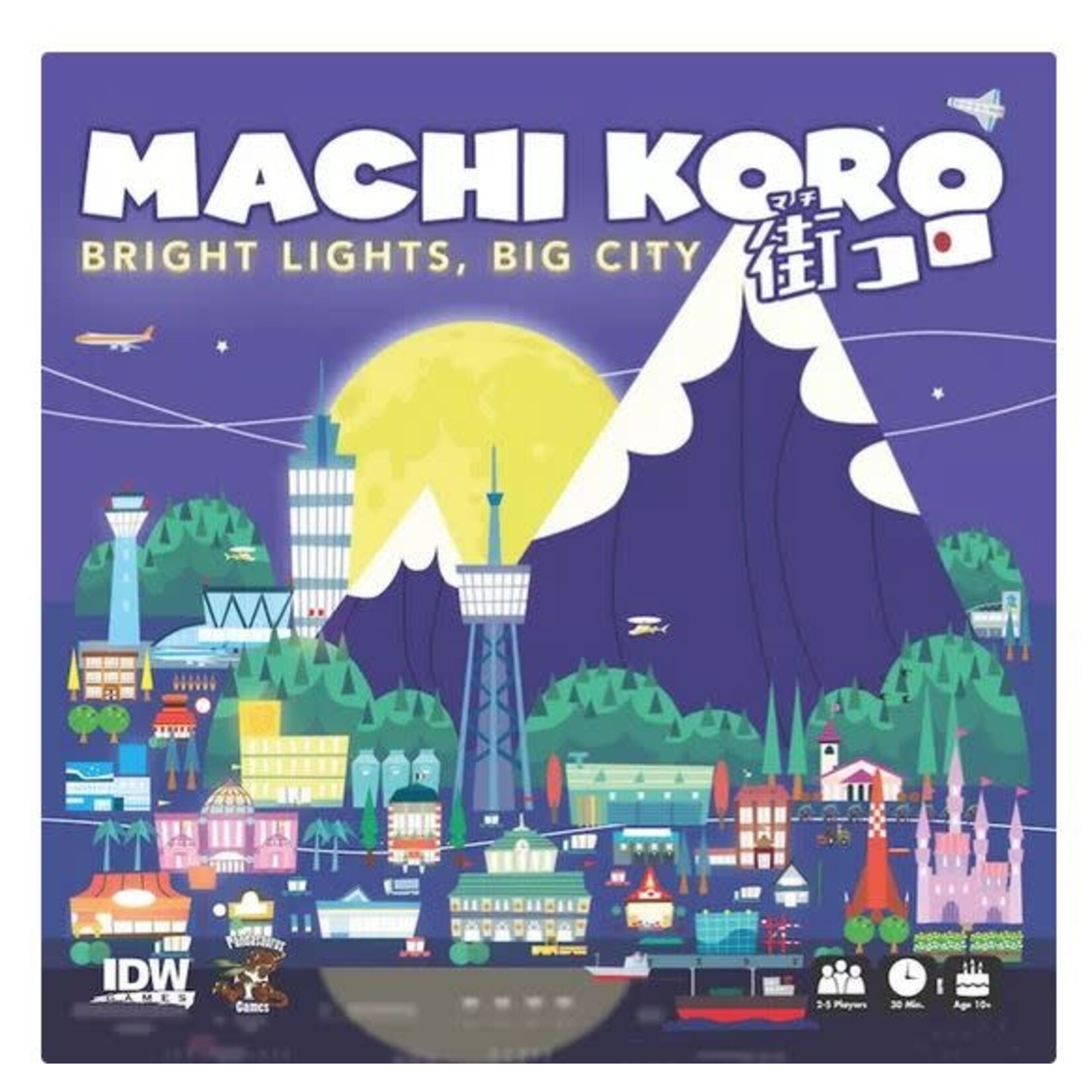 #10798 Machi Koro: Bright Lights, Big City Dragon Cache Used Game